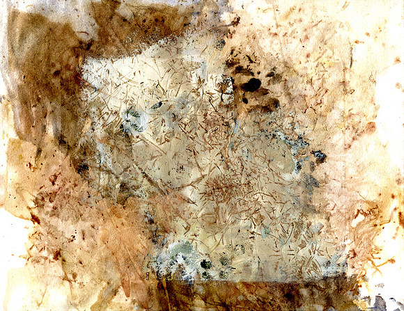 CAT 597 R6, After the Simpson Desert R6, 2015, mixed medium on paper