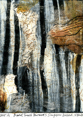CAT 596 Q 12, After the Simpson Desert Q12, 2015, mixed medium on paper