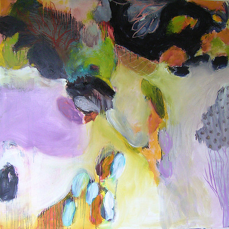 CAT 673 Con Brio VI. 2018. Oil on board. 1.2 X 1.2M