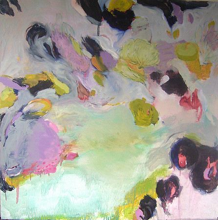 CAT 671 Con Brio III. 2018. Oil on board. 1.2 X 1.2M