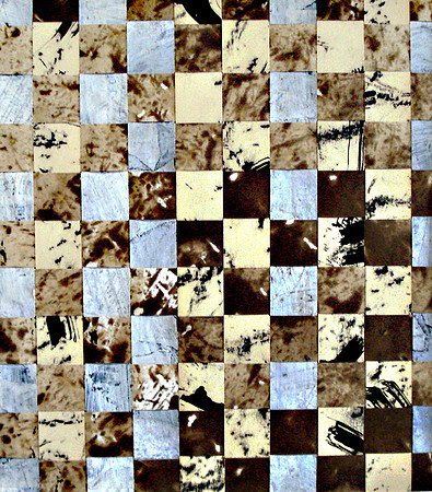 CAT 377 D, Woven Paper IV, 2002, 32X28cm