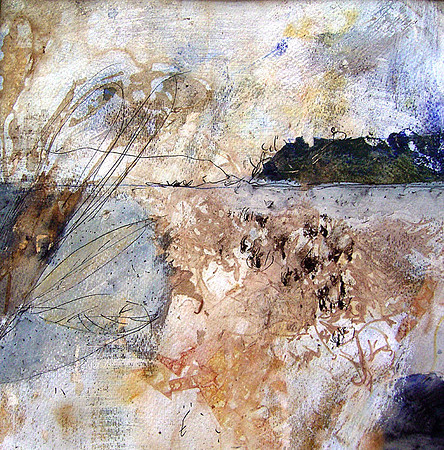 CAT 593 M2, After the Simpson Desert M2, 2015, mixed medium on paper