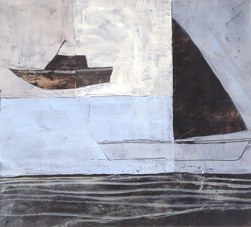 CAT 173D xxi, Little Boat Project xxi, 2004, mixed medium on paper, ,jpg