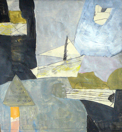 CAT 173D xiii, Little Boat Project xiii, 2004, mixed medium on paper, ,jpg