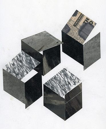 CAT 401 Ai, Cube Collage I, work on paper, 24X20cm.jpg