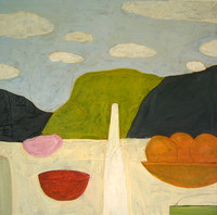 CAT 647 Still Life at the Mouth of Wild Dog Creek, 2017, oil on canvas, 610x610mm,jpg