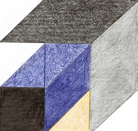 CAT 401 H, Geometric Sketch II, pencil, gouache and biro on paper, 15X15cm.jpg