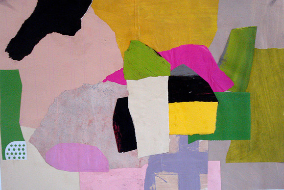 CAT 532 v, Bright Abstract Collage V, 2012, collage on paper, 55X69cm.jpg