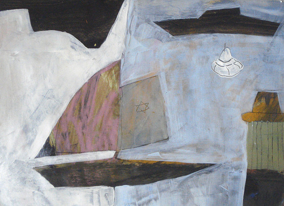 CAT 173D xix, Little Boat Project ix, 2004, mixed medium on paper, ,jpg