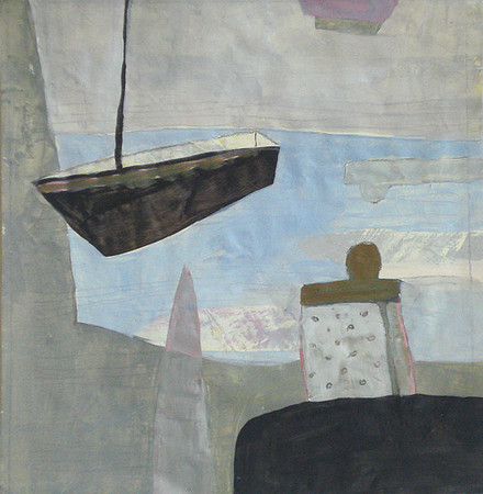 CAT 173D xv, Little Boat Project xv, 2004, mixed medium on paper, ,jpg